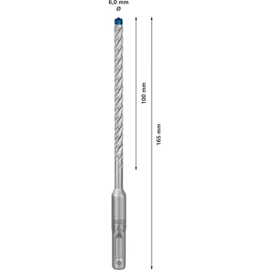 Hammarborr Expert SDS Plus-7X 6x100/165 mm