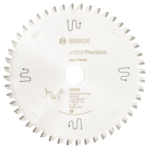 Cirkelsågklinga Top Precision Trä 216/30 mm, 48T