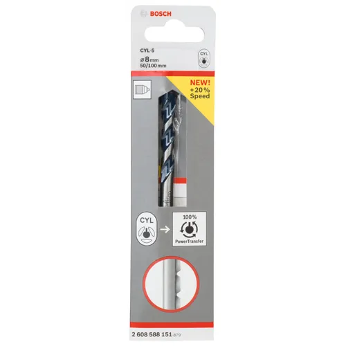 Betongborr CYL-5 8x50/100 mm