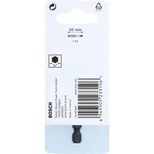 Bits Torx 50 mm Impact Control T25