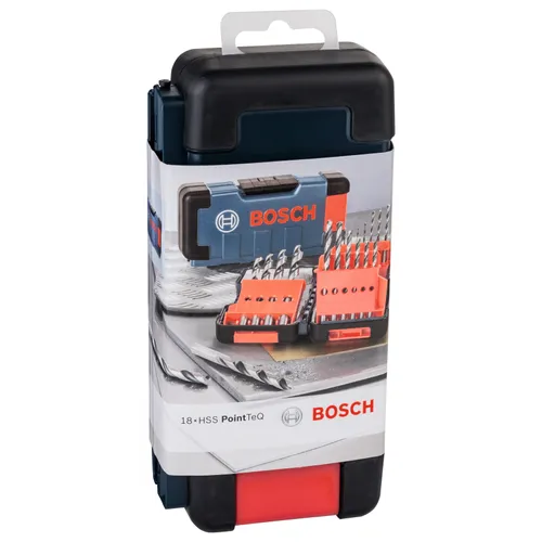 Metallborrsats HSS PointTeQ 1-10 mm 1,0-10,0 mm, 18 delar