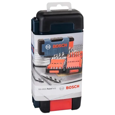 Metallborrsats HSS PointTeQ 1-10 mm 1,0-10,0 mm, 18 delar