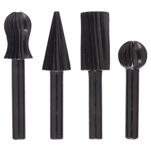 Raspsats Trä/Metall 4 delar, Ø 6 mm skaft