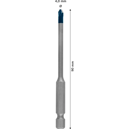 Kakel- & Klinker borr HEX HardCeramic 4x90 mm