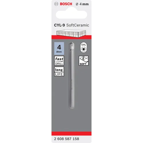 Kakelborr CYL-9 Ceramic 4x70 mm