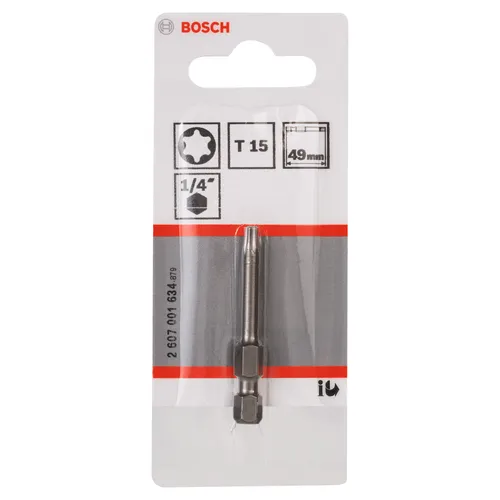 Bits Torx 49 mm Extra Hard T15, 1-pack