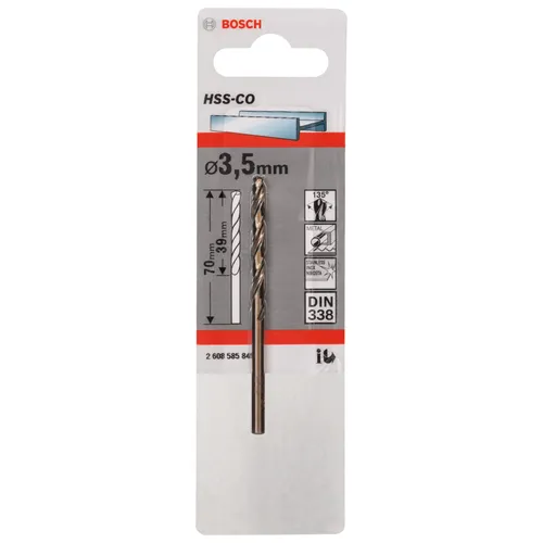 Metallborr HSS-CO 3,5x39/70 mm, 1-pack