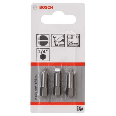 Bits Spår 25 mm Extra Hard 6,5 mm, 3-pack