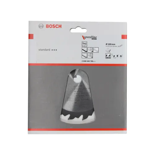 Cirkelsågklinga Speedline Trä 160/16 mm, 18T