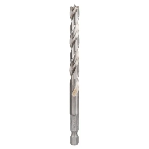 Träspiralborr, 1/4-tum insexskaft 8x75/117 mm, 1-pack