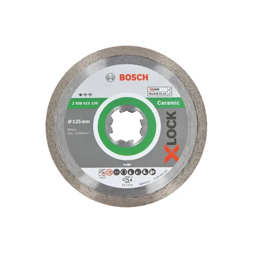 Diamantkapskiva X-Lock Ceramic Standard 125 mm