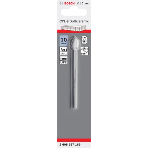 Kakelborr CYL-9 Ceramic 10x90 mm