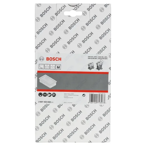 Veckfilter t. GAS 25 L SFC 240x140x56 mm