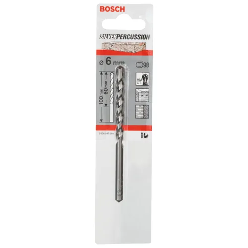 Betongborr silver CYL-3 6x100 mm