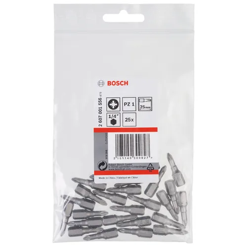 Bits PZ 25 mm Extra Hard PZ1, 25-pack