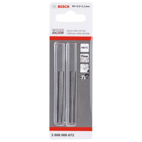 Hyvelkniv HM, vändbar 56 mm, 2-pack