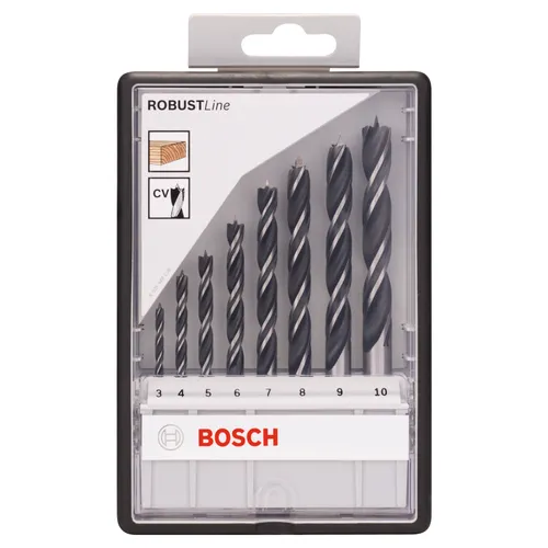 Träspiralborrset Robust Line 8 delar