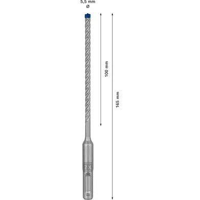 Hammarborr Expert SDS Plus-7X 5,5x100/165 mm