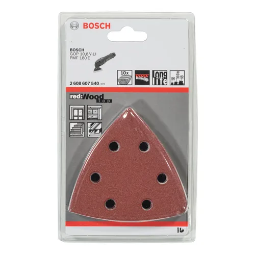 Hörnslippapper C430 93 mm K60-180, 10-pack