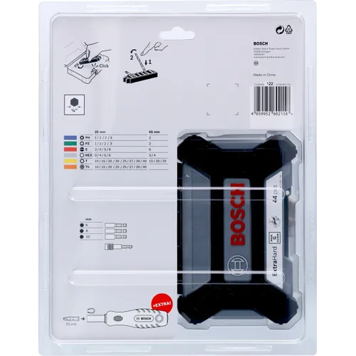 Bitsset med handtag 45 delar