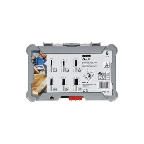 Frässtålsats 6 delar