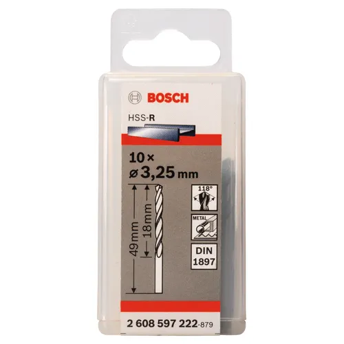 Karosseriborr HSS-R 3,3x18/49 mm