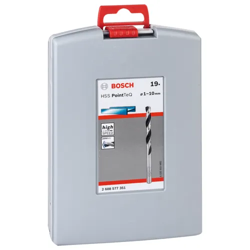 Metallborrsats HSS PointTeQ 1-10 mm 1,0-10,0 mm, 19 delar