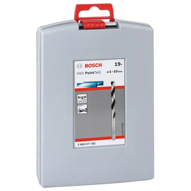 Metallborrsats HSS PointTeQ 1-10 mm 1,0-10,0 mm, 19 delar
