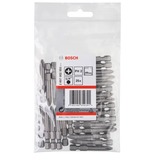Bits PH 49 mm Extra Hard PH2, 25-pack