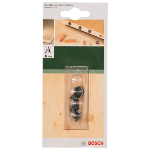 Pluggmonteringssats 8 mm, 4-pack