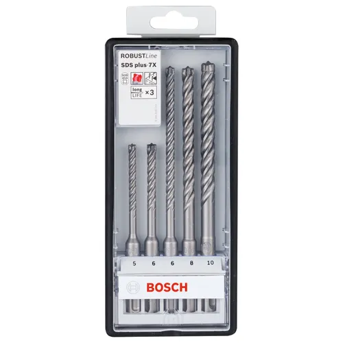 Hammarborrset SDS-plus-7X 5 - 10 mm, 5 st/frp