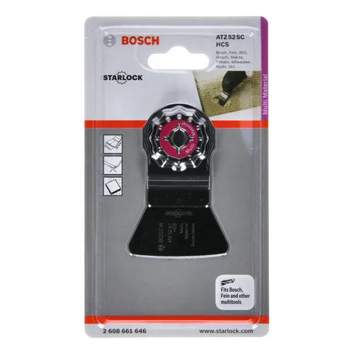 Skrapa Multiverktyg ATZ 52 SC 52x26 mm, 1-pack