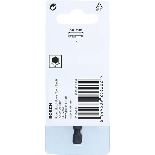 Bits Torx 50 mm Impact Control T20