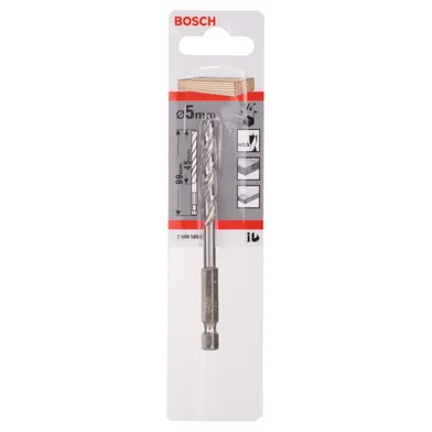 Träspiralborr, 1/4-tum insexskaft 5x52/99 mm, 1-pack