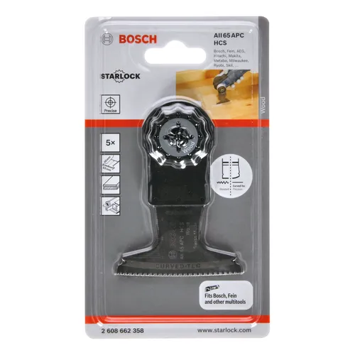 Sågblad Multiverktyg All 65 APC Trä 65x40 mm, 5-pack