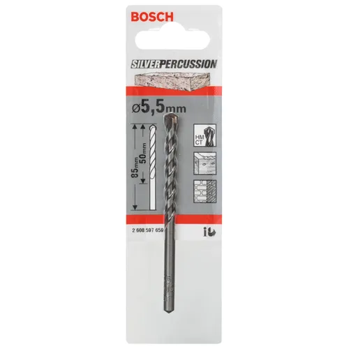 Betongborr silver CYL-3 5,5x85 mm