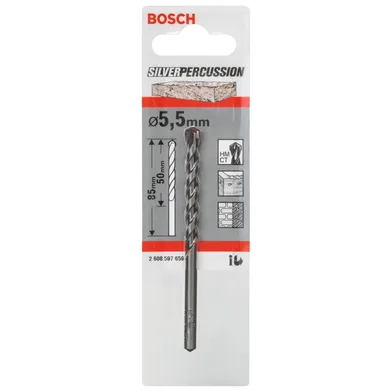 Betongborr silver CYL-3 5,5x85 mm