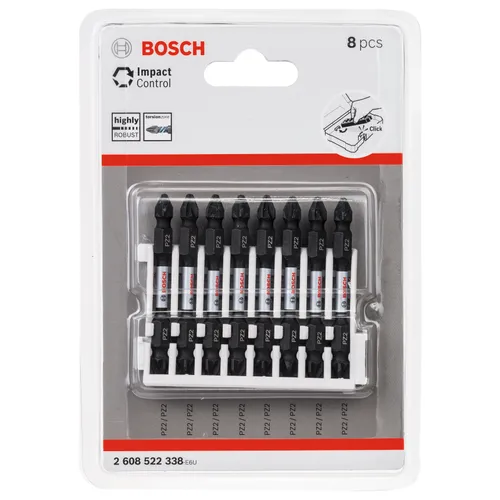 Bits PZ Impact Control PZ2, 65 mm, 8-pack