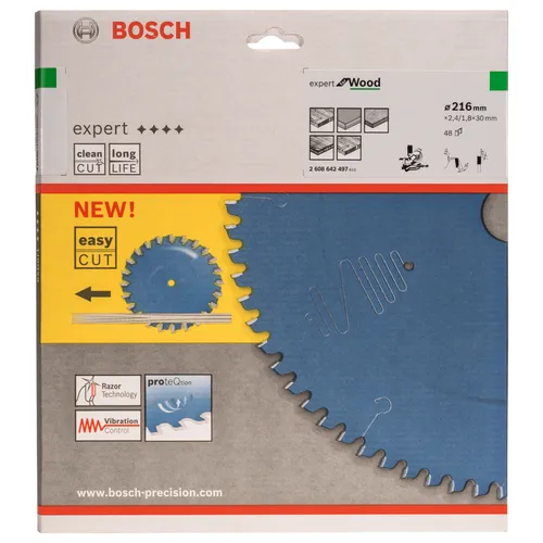 Cirkelsågklinga Expert Trä 216/30 mm, 48T