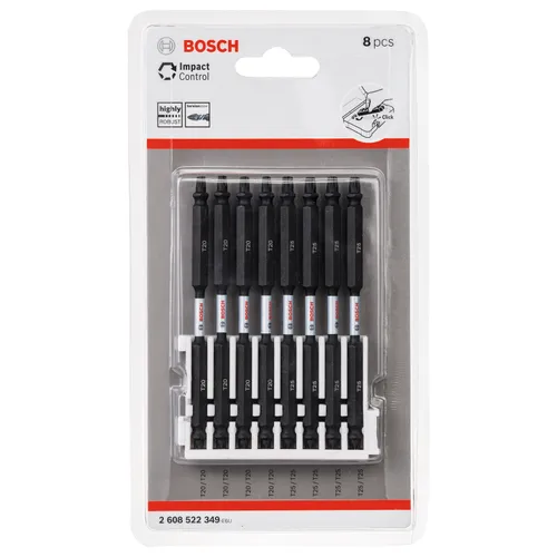 Bits Torx 110 mm Impact control T25, 8-pack