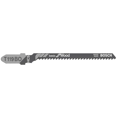 Sticksågsblad T119 BO Basic Trä 83 mm, 5-pack