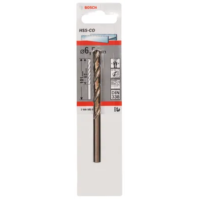 Metallborr HSS-CO 6,5x63/101 mm, 1-pack