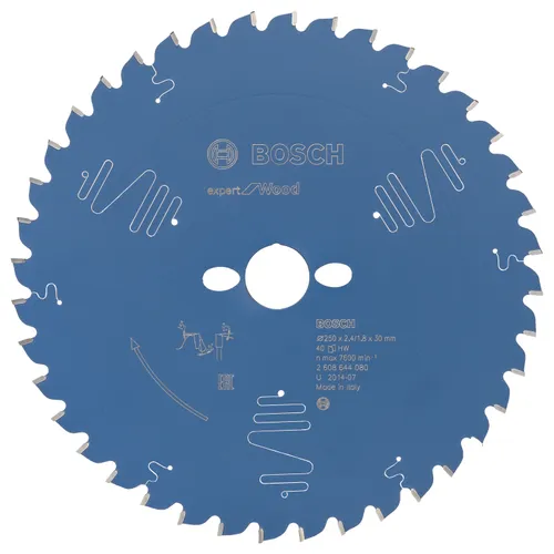Cirkelsågklinga exp wood, 250x30x2,4 mm 40T