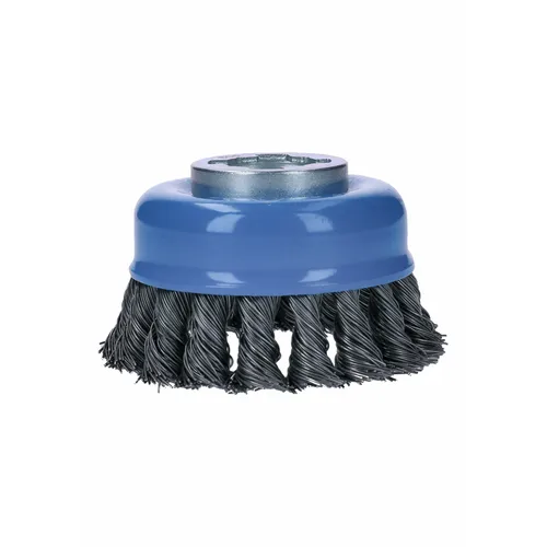 Ståltrådsborste X-LOCK Metall Ø 75 mm, Virad tråd