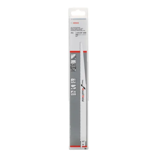 Tigersågblad S 1411 DF Trä/Metall 300 mm, 25-pack