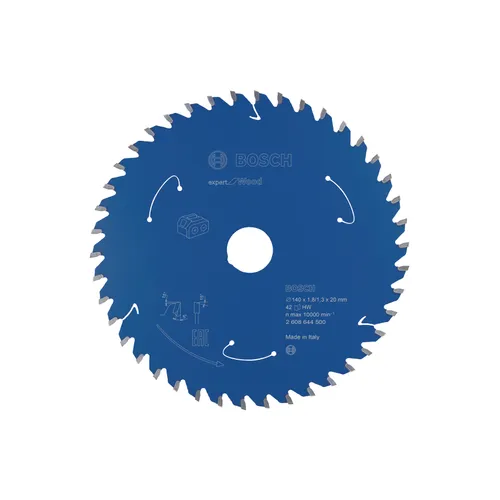 Cirkelsågklinga Standard f. batteridrift, Trä 140/20 mm, 42T