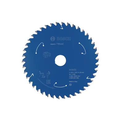 Cirkelsågklinga Standard f. batteridrift, Trä 140/20 mm, 42T