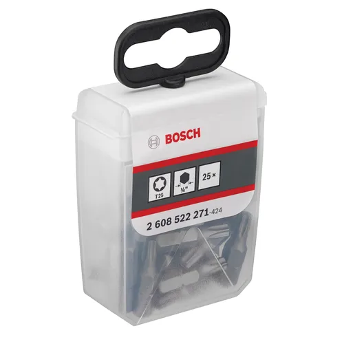 Bits Torx 25 mm Extra Hard T25, 25-pack (TicTac Box)