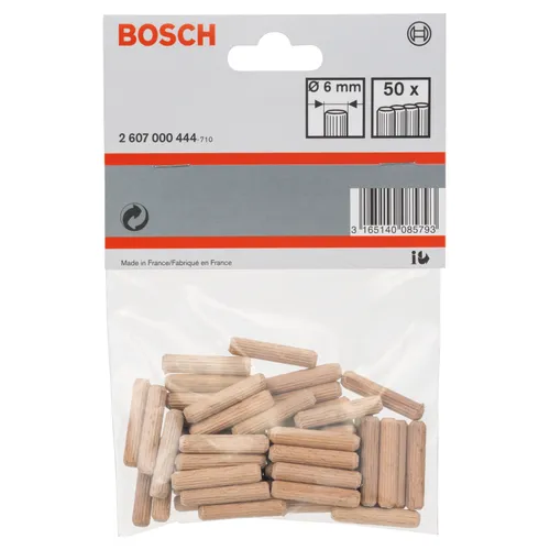 Träplugg 6x30 mm, 50 st/frp