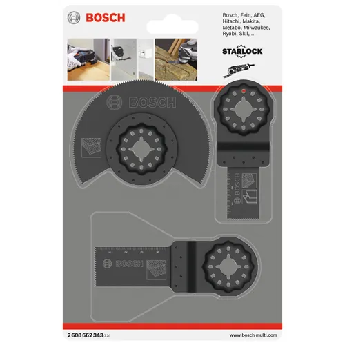 Sågbladssats universal 3 delar